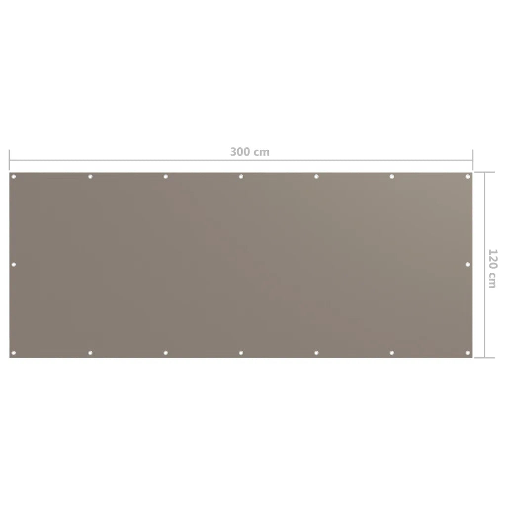 Tela de varanda 120x300 cm tecido Oxford
