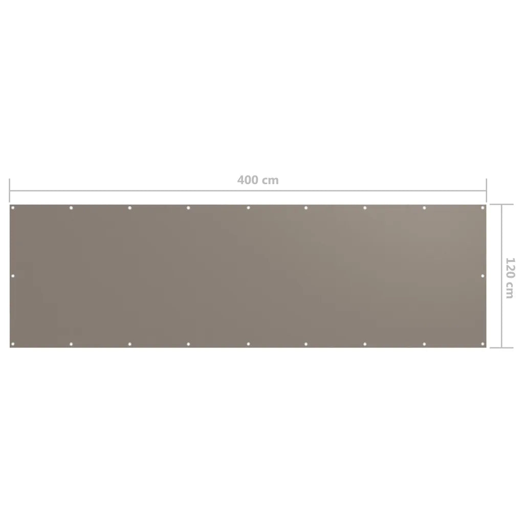 Tela de varanda 120x400 cm tecido Oxford