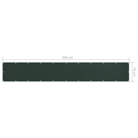 Tela de varanda 75x500 cm tecido Oxford -escuro