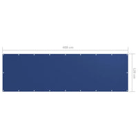Tela de varanda 120x400 cm tecido Oxford