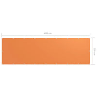 Tela de varanda 120x400 cm tecido Oxford