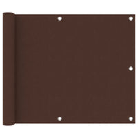 Tela de varanda 75x400 cm tecido Oxford castanho