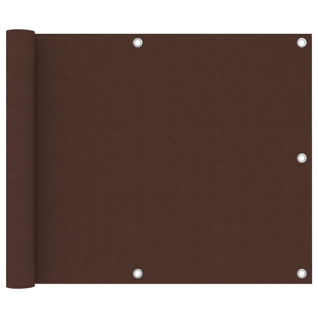 Tela de varanda 75x500 cm tecido Oxford castanho