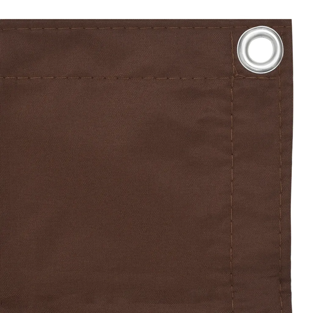 Tela de varanda 75x500 cm tecido Oxford castanho