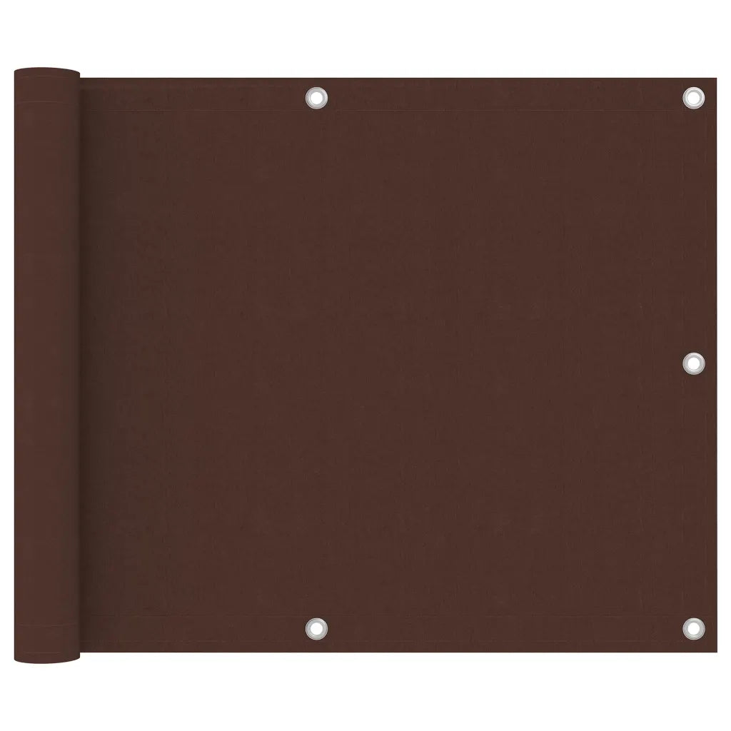 Tela de varanda 75x600 cm tecido Oxford castanho