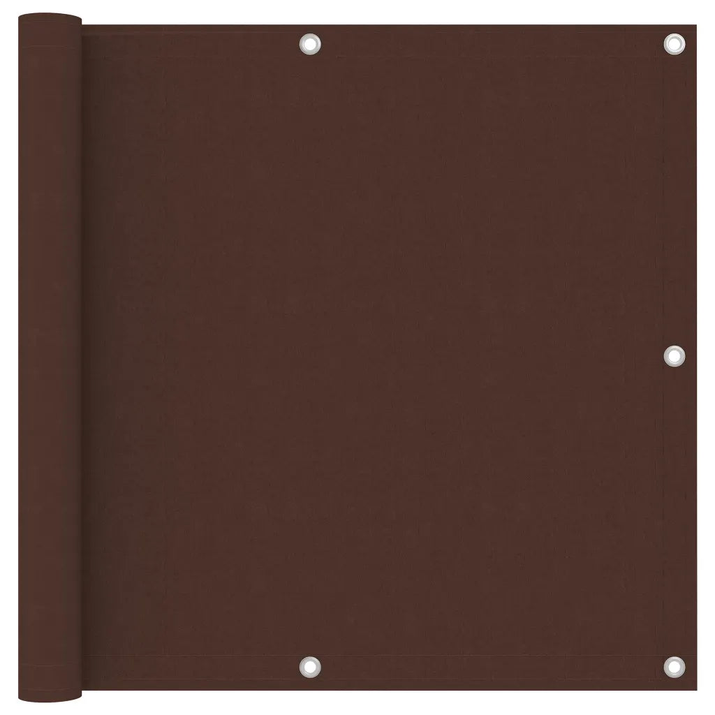 Tela de varanda 90x600 cm tecido Oxford castanho