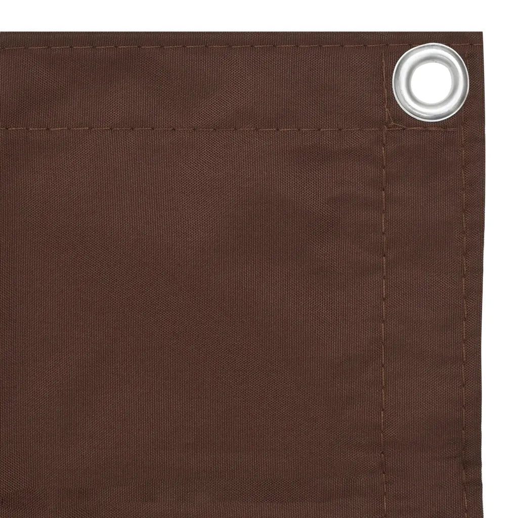 Tela de varanda 90x600 cm tecido Oxford castanho