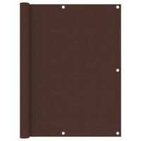 Tela de varanda 120x400 cm tecido Oxford castanho