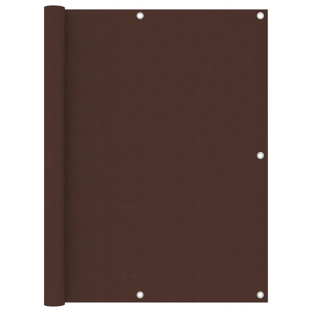 Tela de varanda 120x500 cm tecido Oxford castanho