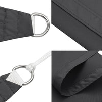 Para-sol estilo vela tecido oxford retangular 2x3,5 m
