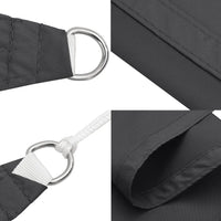 Para-sol estilo vela tecido oxford retangular 2,5x5 m