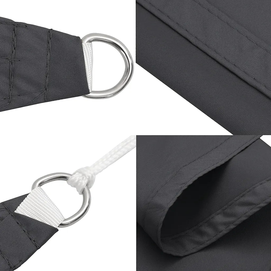 Para-sol estilo vela tecido oxford retangular 5x8 m