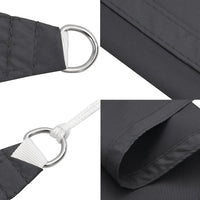 Para-sol estilo vela tecido oxford retangular 5x8 m