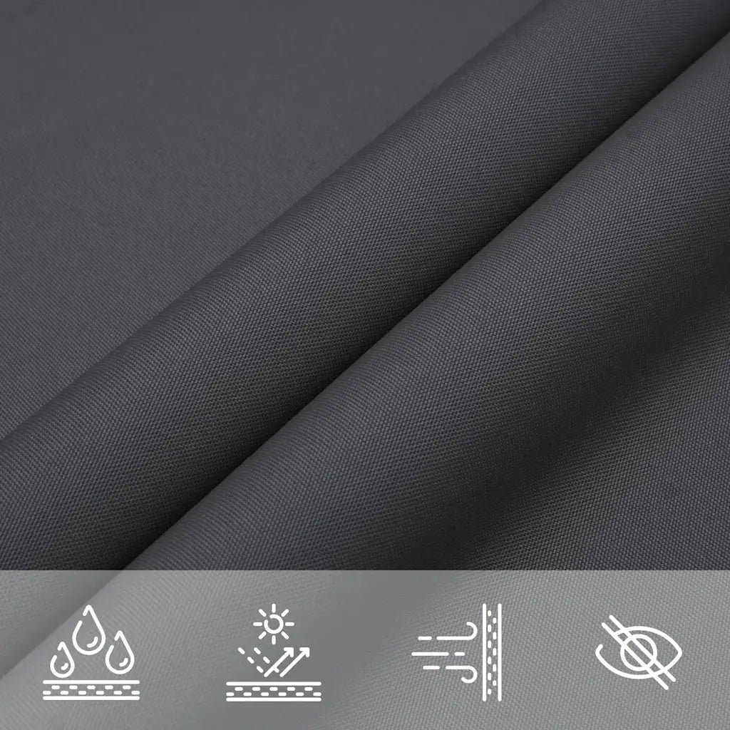 Para-sol estilo vela tecido oxford retangular 5x8 m