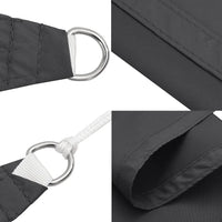 Para-sol estilo vela tecido oxford triangular 3x4x4 m