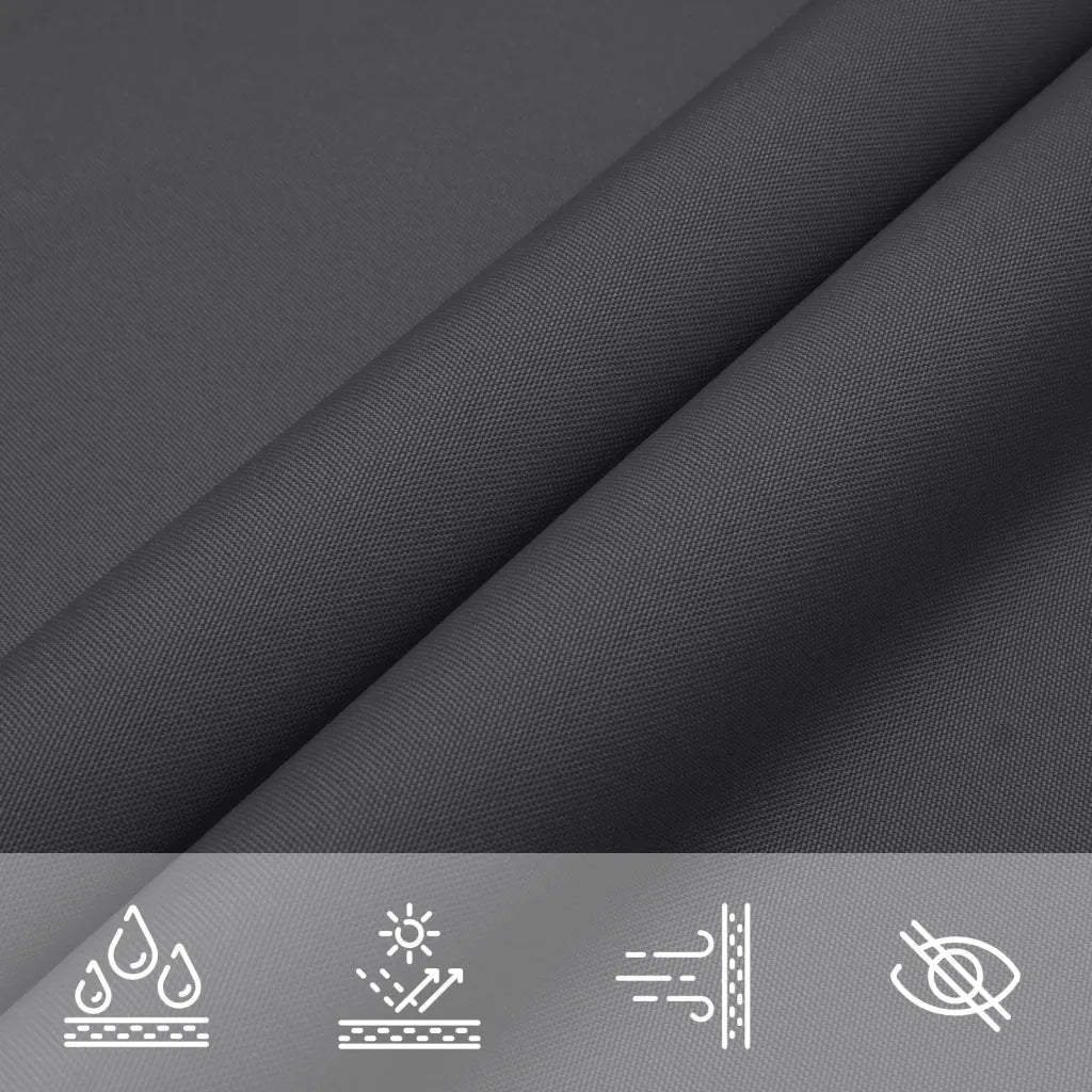 Para-sol est. vela tecido oxford triang. 3,5x3,5x4,9m