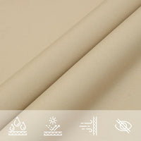 Para-sol estilo vela tecido oxford retangular 2x3,5 m