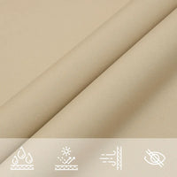 Para-sol estilo vela tecido oxford retangular 3x5 m