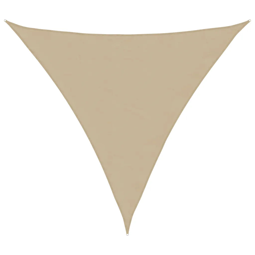 Para-sol estilo vela tecido oxford triangular 6x6x6 m
