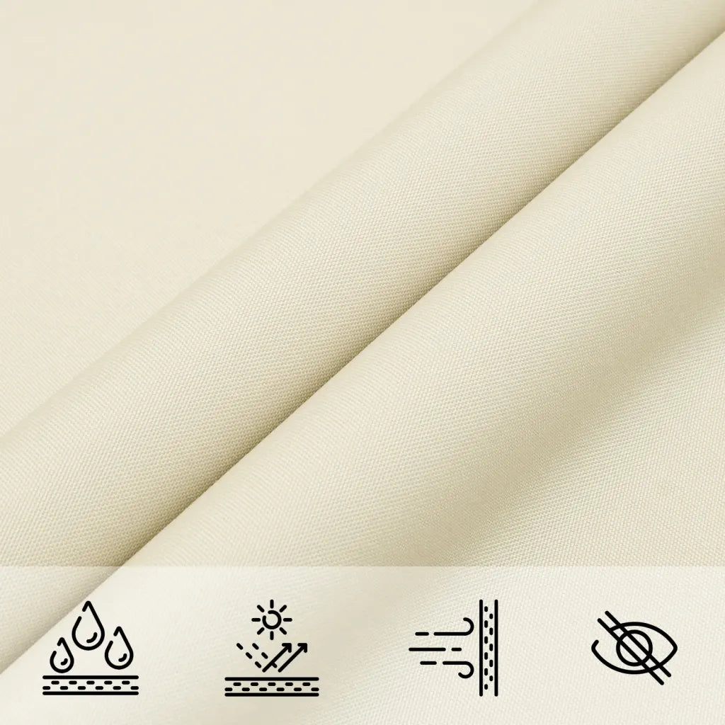 Para-sol estilo vela tecido oxford retangular 5x8 m cor