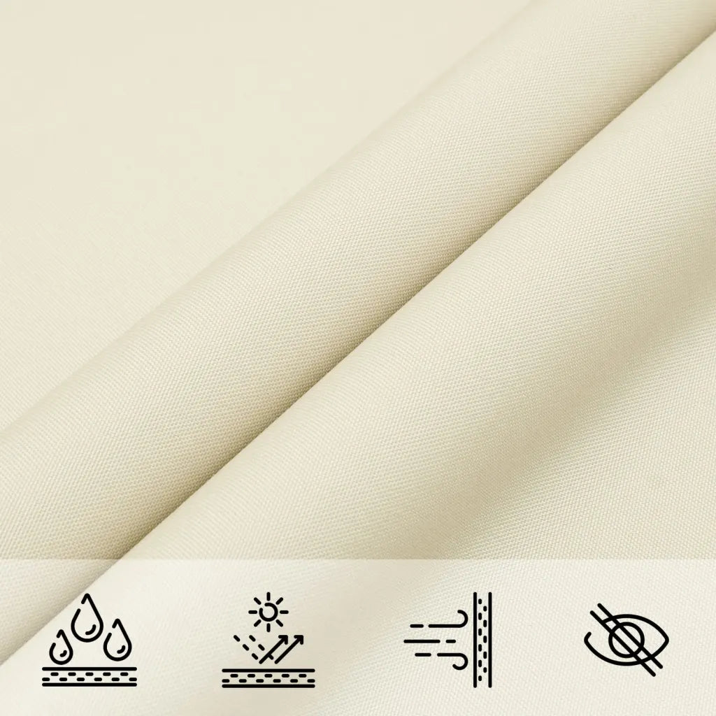 Para-sol estilo vela tecido oxford triangular 3x3x3 m cor
