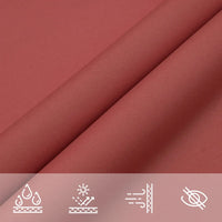 Para-sol vela tecido oxford triangular 4,5x4,5x4,5 m terracota