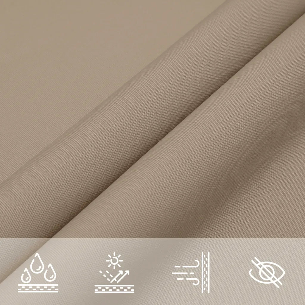 Para-sol vela tecido oxford quadrado 3x3 m