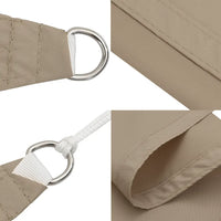 Para-sol vela tecido oxford triangular 3x3x3 m cinza-acast.