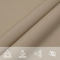 Para-sol vela tecido oxford triangular 5x6x6 m cinza-acast.