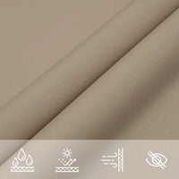 Para-sol vela tecido oxford triangular 5x5x6 m cinza-acast.