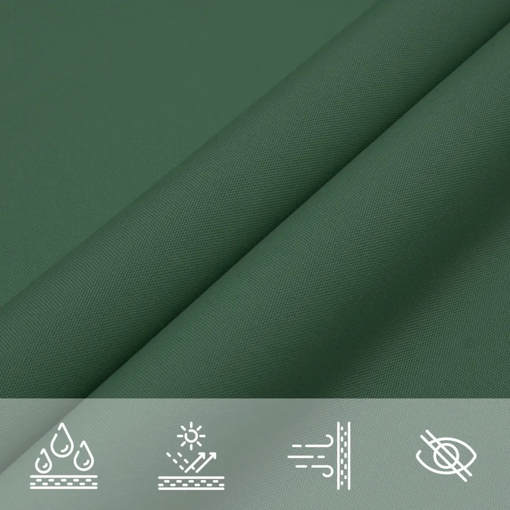 Para-sol vela tecido oxford retangular 3x5 m -escuro