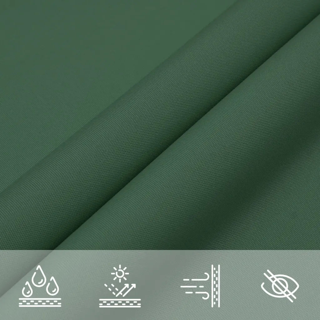 Para-sol estilo vela tecido oxford retangular 4x7m -escuro