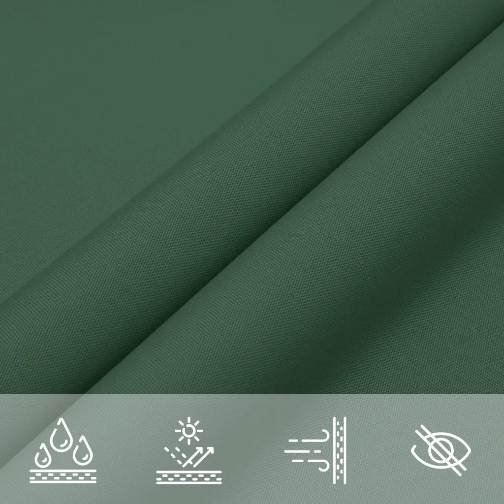 Para-sol estilo vela tecido oxford retangular 6x7m -escuro