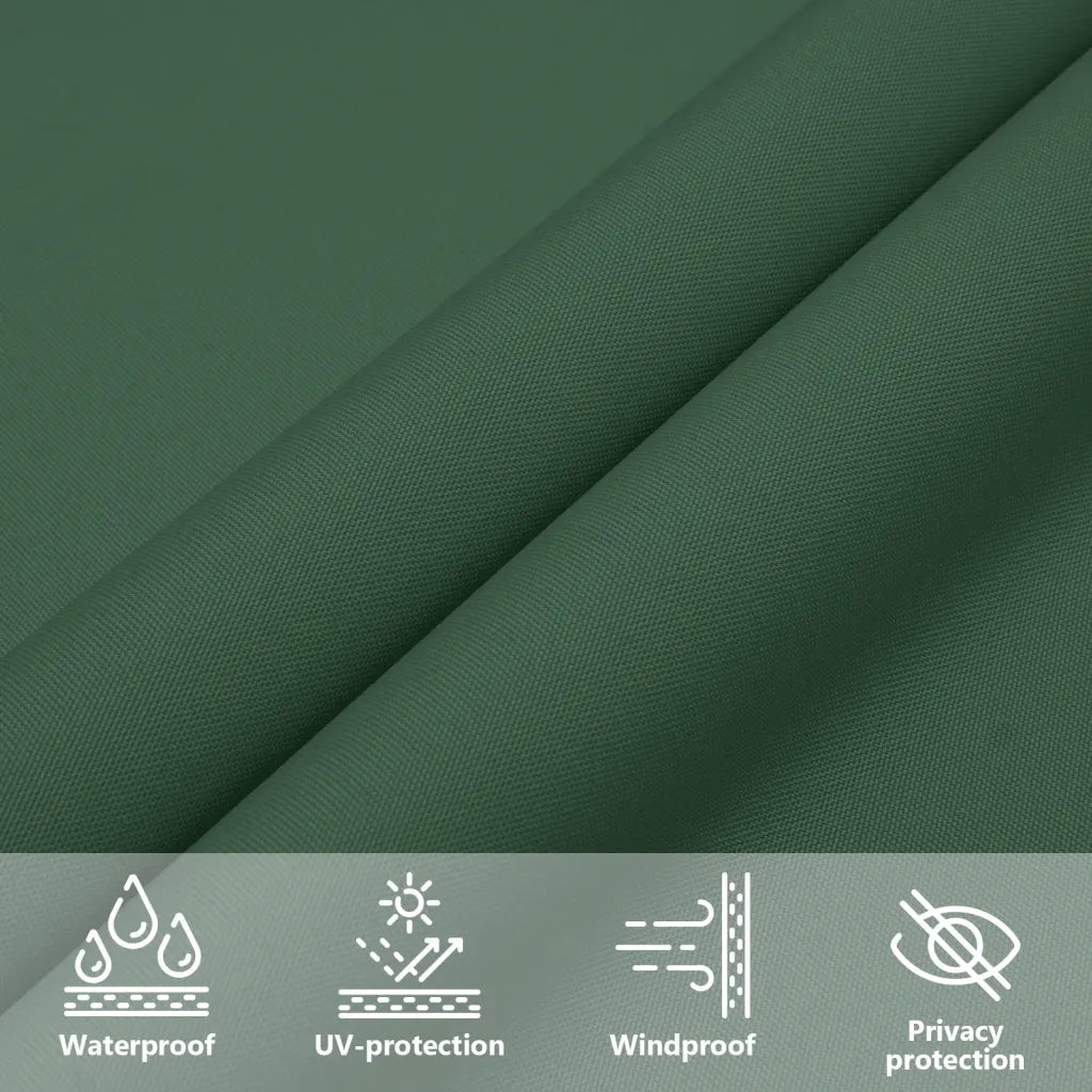 Para-sol vela tecido oxford triangular 4x4x4 m -escuro