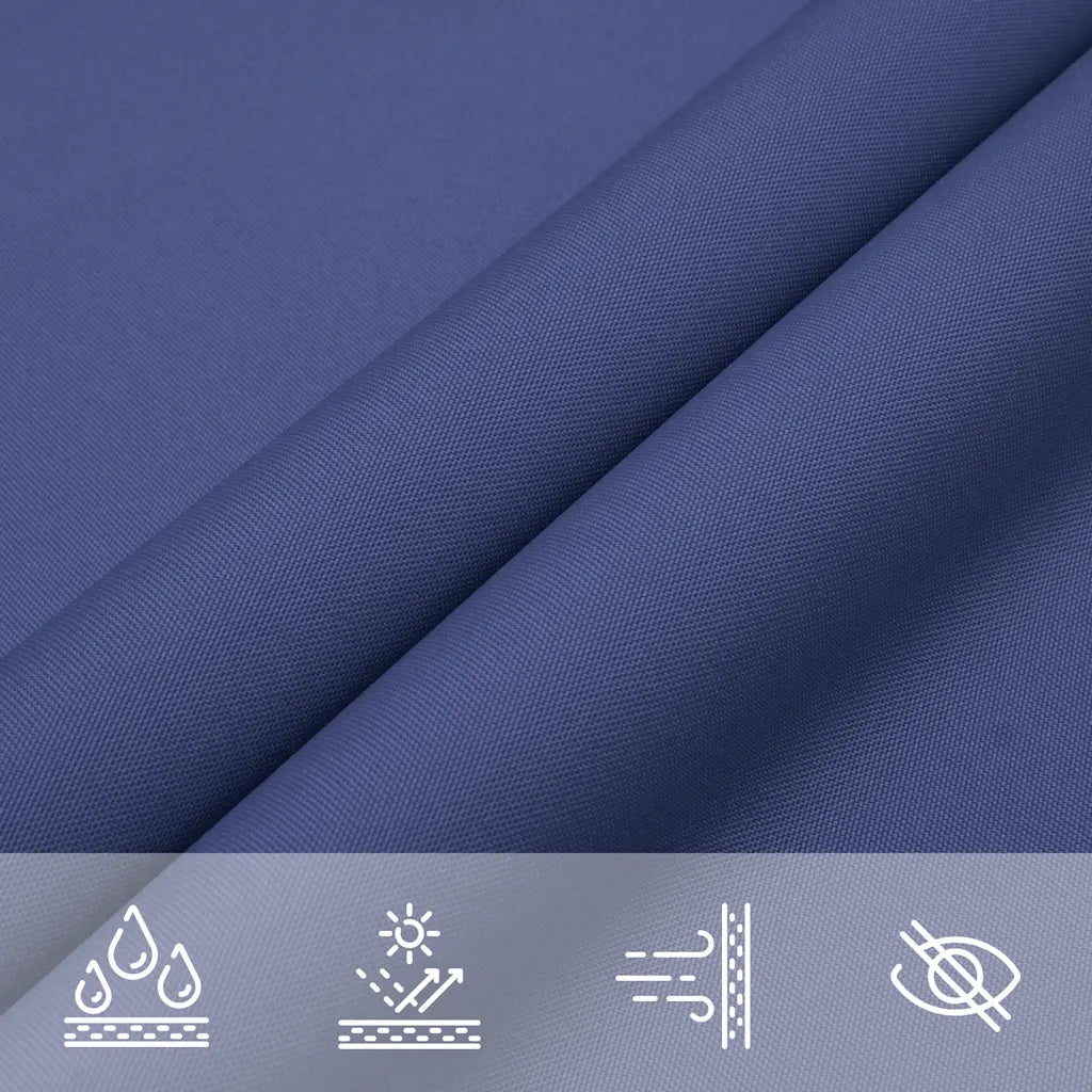 Para-sol estilo vela tecido oxford retangular 2x5 m