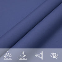Para-sol estilo vela tecido oxford retangular 2x5 m