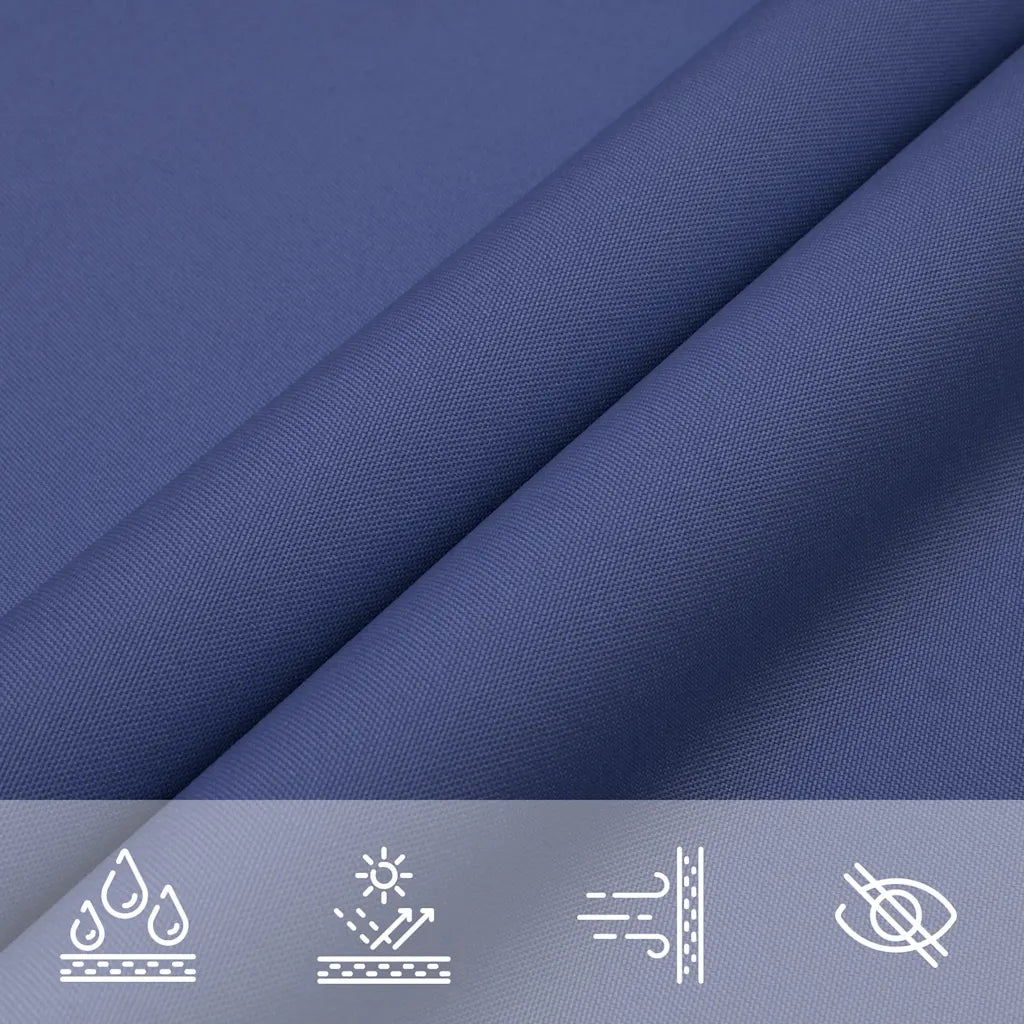 Para-sol estilo vela tecido oxford retangular 4x7 m