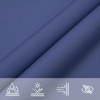 Para-sol estilo vela tecido oxford triangular 3x4x4 m