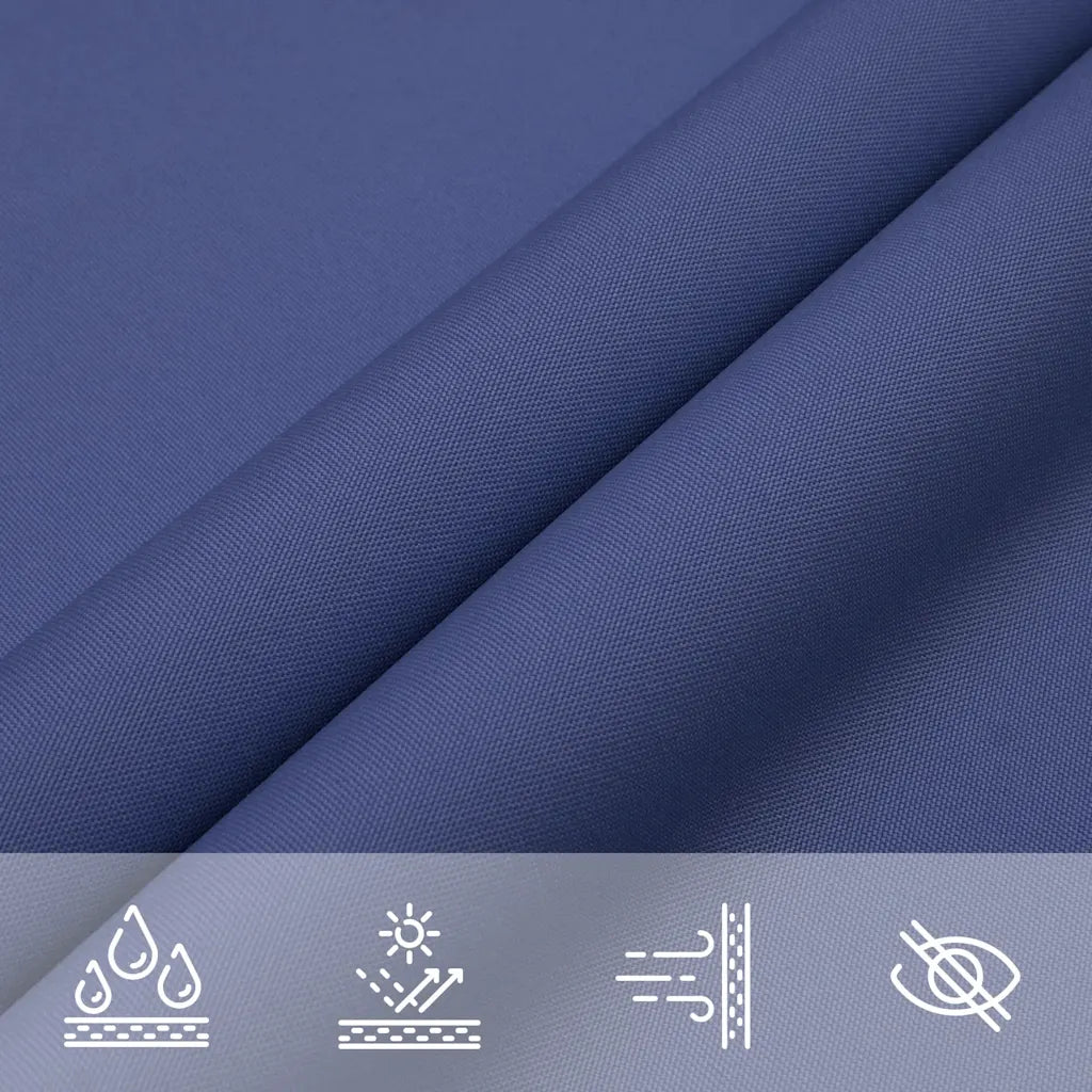 Para-sol estilo vela tecido oxford triangular 5x5x6 m