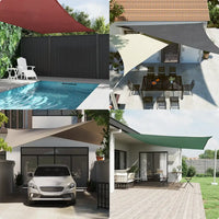 Para-sol estilo vela tecido oxford retangular 2,5x4 m