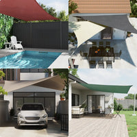 Para-sol estilo vela tecido oxford retangular 3x4 m
