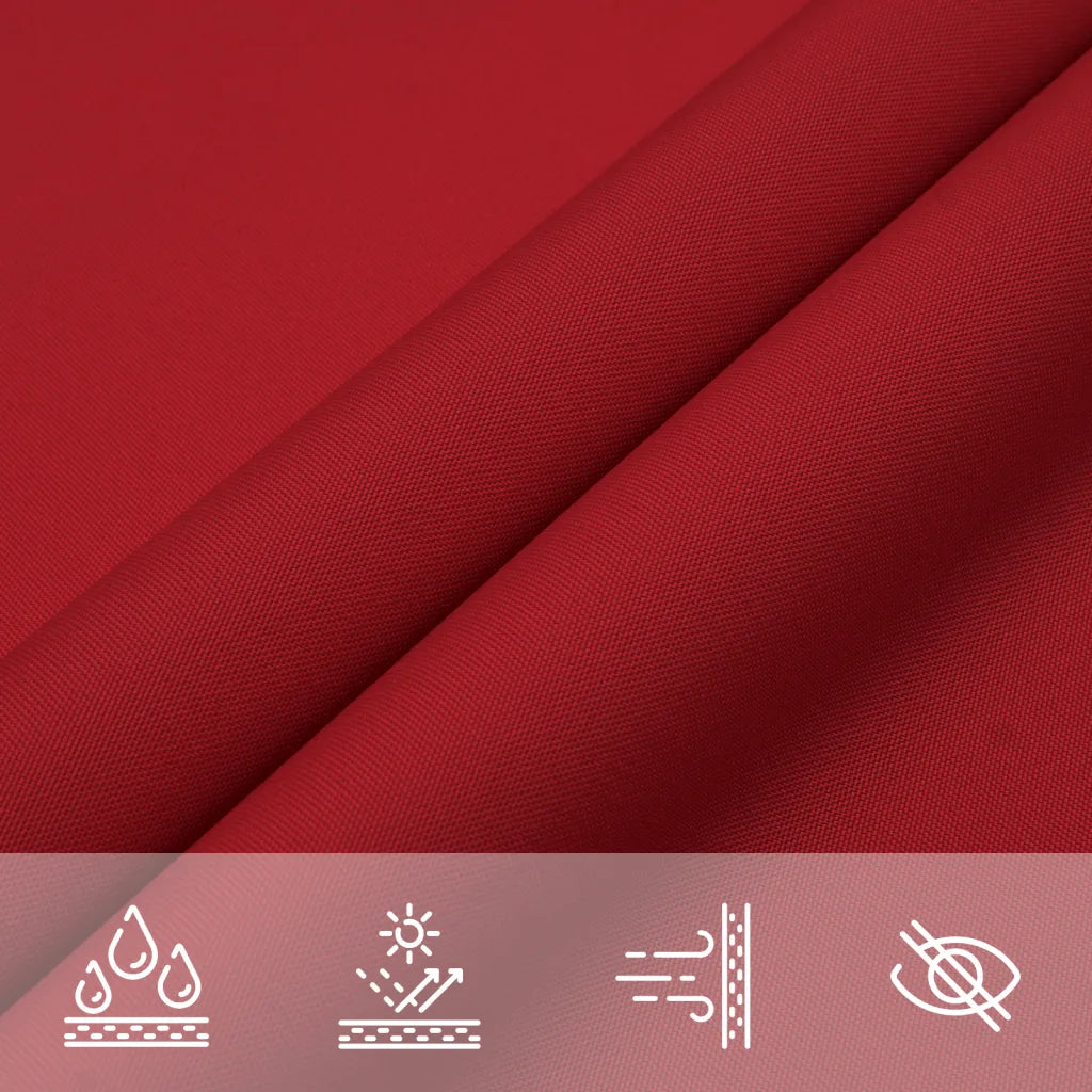 Para-sol estilo vela tecido oxford quadrado 3x3 m