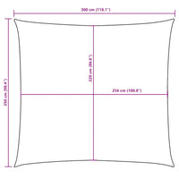 Para-sol estilo vela tecido oxford retangular 2,5x3 m