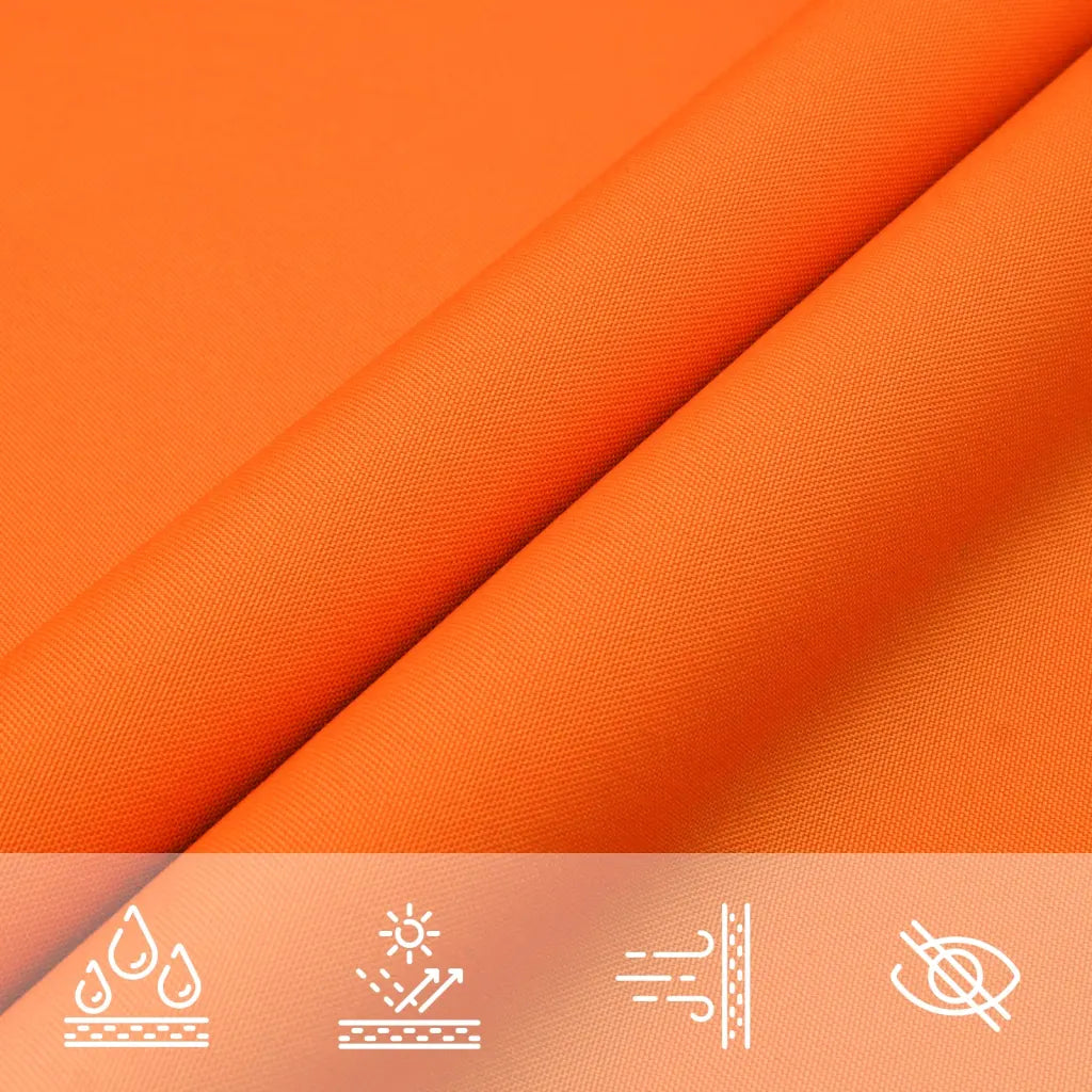 Para-sol estilo vela tecido oxford triangular 3x3x3 m