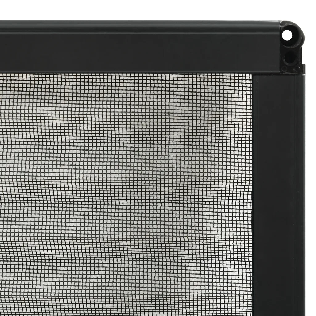 Tela anti-insetos plissada janelas 120x120cm alumínio