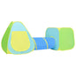 vidaXL Tenda de brincar infantil com 100 bolas multicolorido