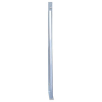 vidaXL Suportes para postes de vedação 2 pcs aço galvanizado
