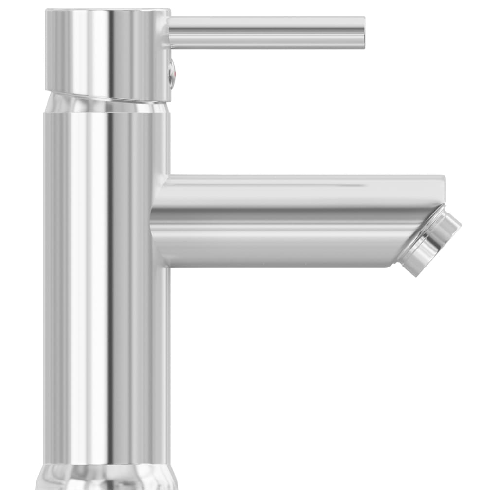 vidaXL Torneira para lavatório de casa de banho 130x176 mm cromado