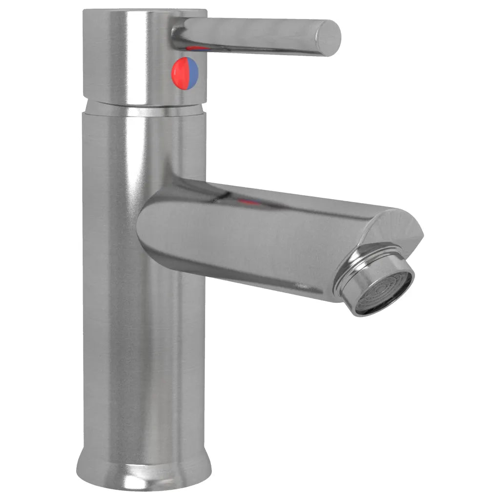 Torneira para lavatório de casa de banho 130x176 mm prata