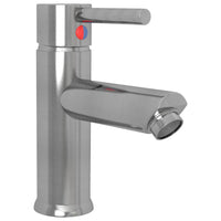Torneira para lavatório de casa de banho 130x176 mm prata